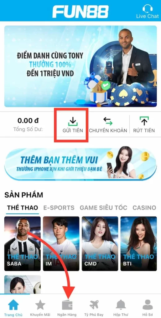 Nạp Tiền FUN88 Và Chiến Thôi Nào