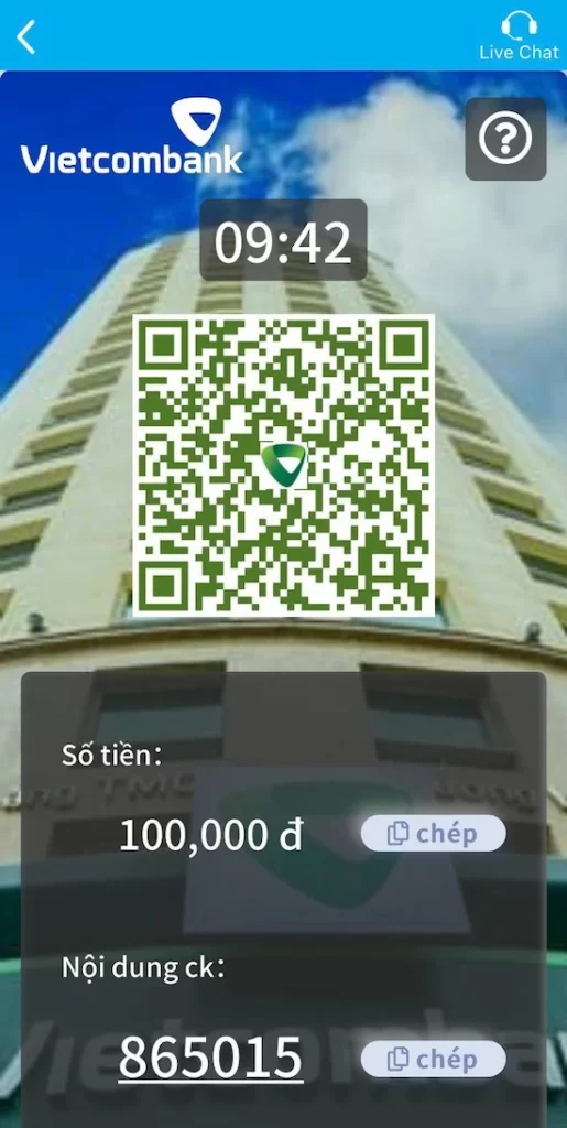 Nạp Tiền FUN88 Bằng QR Pay