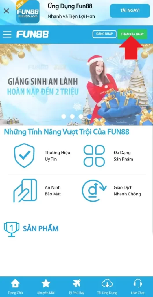 Truy cập FUN88