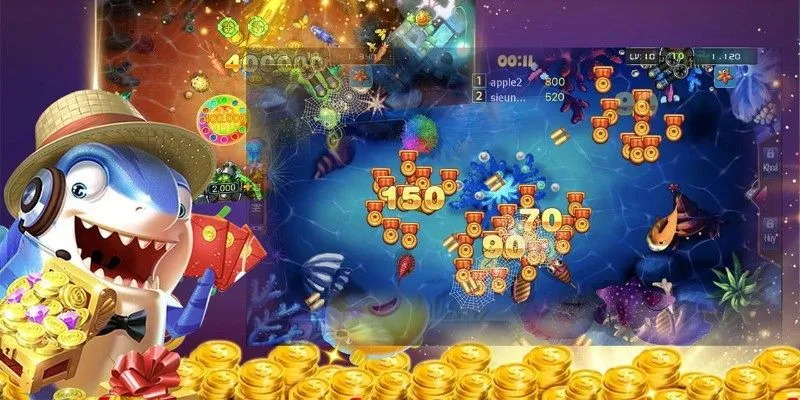 Giao diện game bắn cá thu hút và nâng cao trải nghiệm