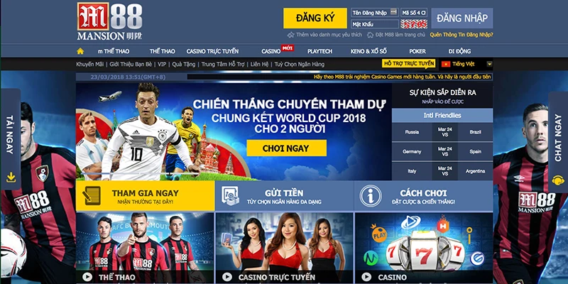 M88– Địa chỉ Casino Việt Nam trả thưởng hấp dẫn