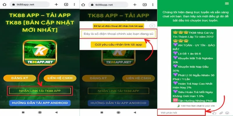 TK88 App có chế độ bảo mật tuyệt đối